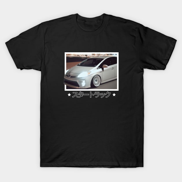 Slammed Prius T-Shirt by Mangekyou Media